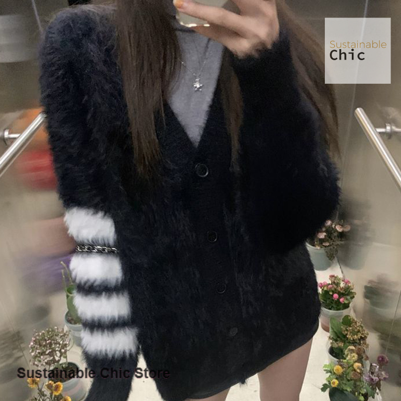 Korean style black new mink ca - Wool Coat Peacoat 评论和价格
