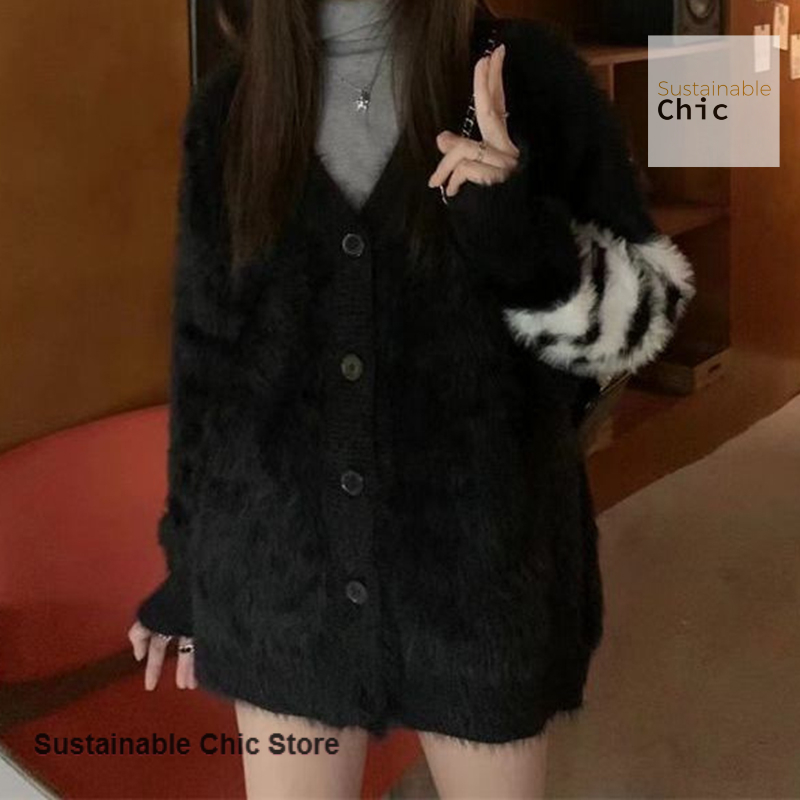 Korean style black new mink ca - Wool Coat Peacoat 评论和价格