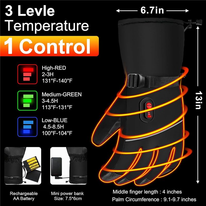 A07T-Electric Heated Gloves Ha - Hand Warmer Electric 评论和价格