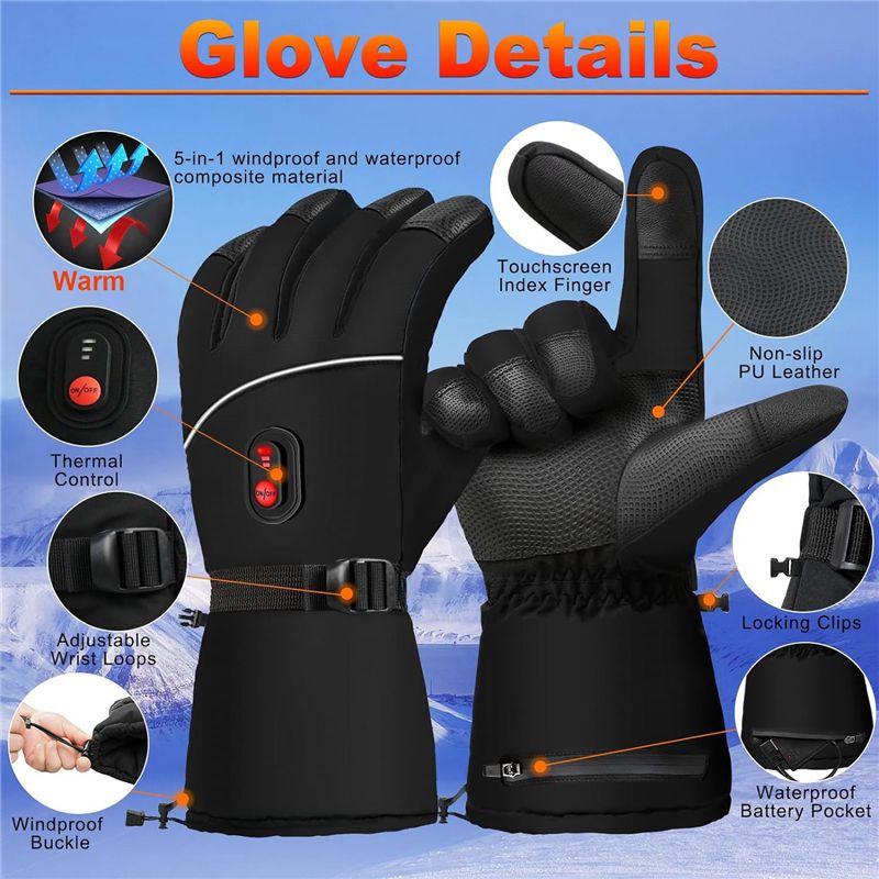 A07T-Electric Heated Gloves Ha - Hand Warmer Electric 评论和价格