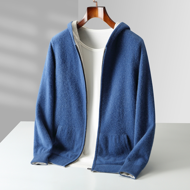 Autumn And Winter New Men's Do - Wool Coat Peacoat 评论和价格