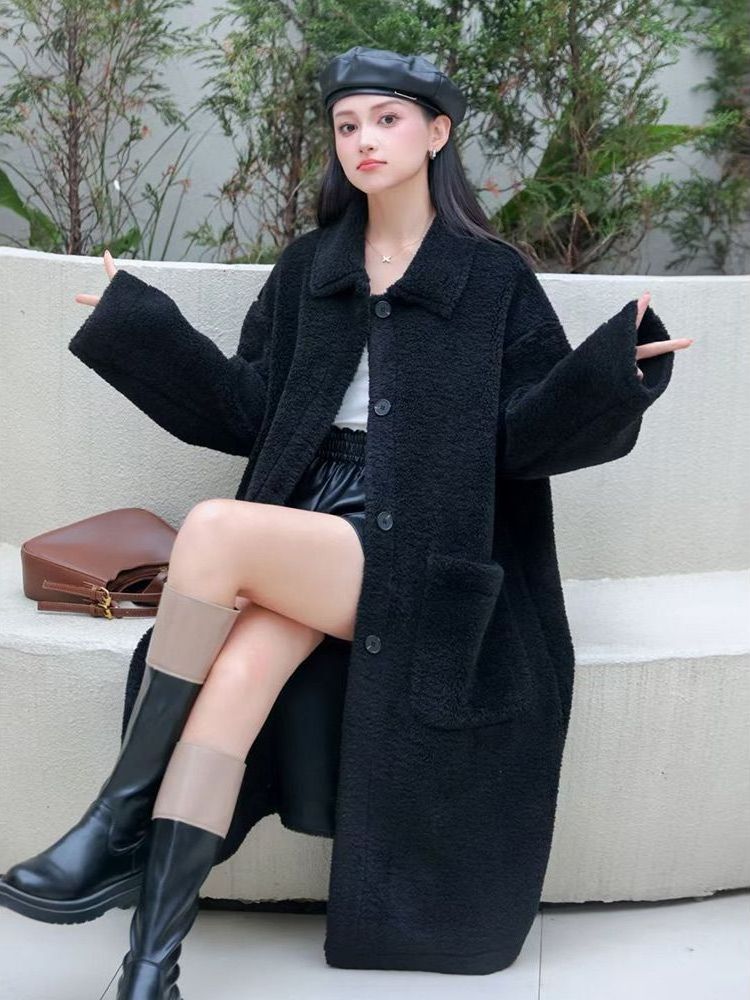 Japanese Style plus Size Women - Wool Coat Peacoat 评论和价格